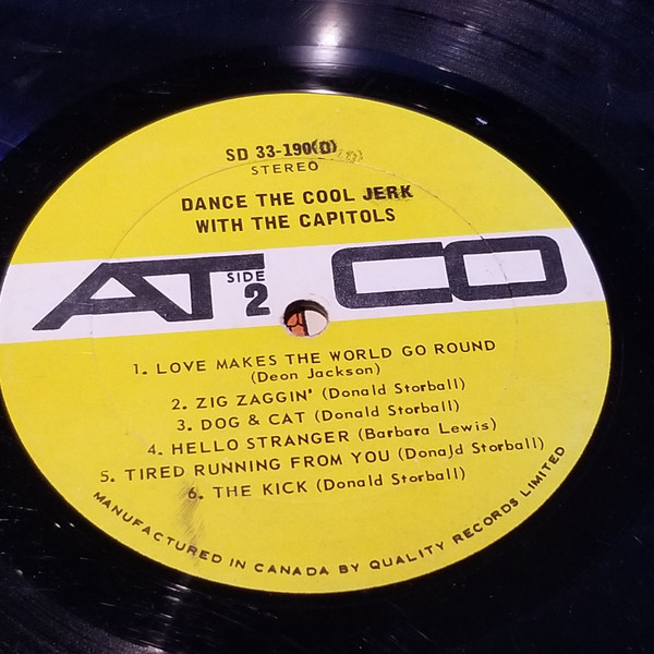 The Capitols - Dance The Cool Jerk With The Capitols | ATCO Records (SD 33-190(D)) - 4 The Capitols - Dance The Cool Jerk With The Capitols | ATCO Records (SD 33-190(D)) - 4