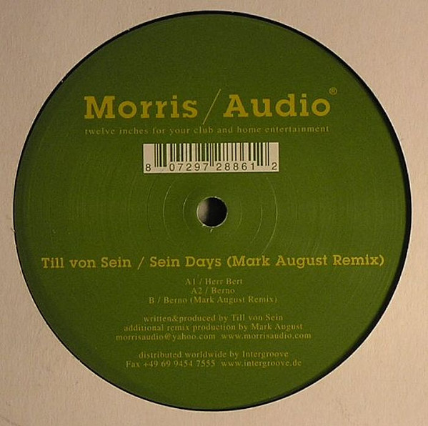 Till Von Sein - Sein Days | Morris / Audio (morris59) - main