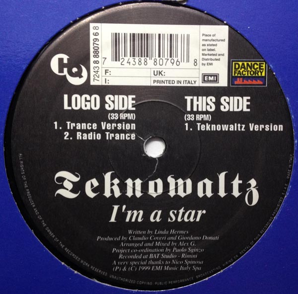Teknowaltz - I'm A Star | Dance Factory (7243 8 88079 6 8)