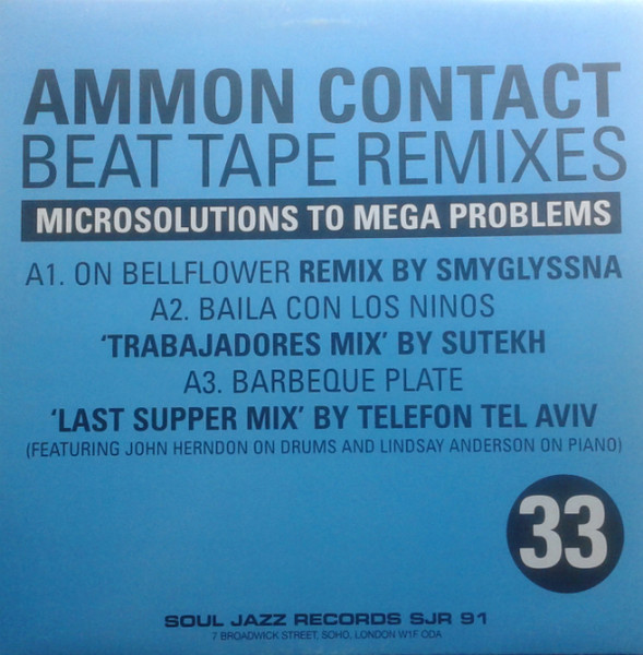 AmmonContact - Beat Tape Remixes | Microsolutions To Megaproblems (SJR 091-12)