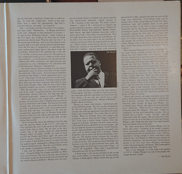 Charles Mingus With Eric Dolphy And Jaki Byard - Portrait | Prestige (HB 6064) - 3