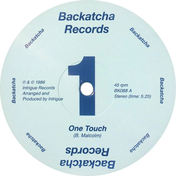 Intrigue - One Touch | Backatcha Records (BK088) Intrigue - One Touch | Backatcha Records (BK088)