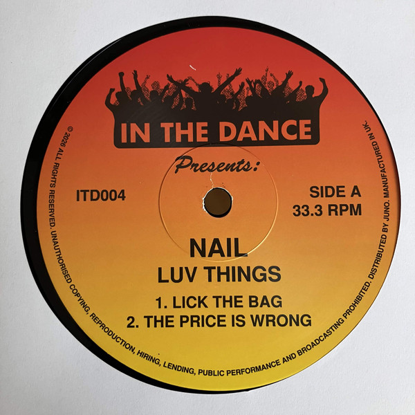 Nail Tolliday - Luv Things | In The Dance (ITD004) Nail Tolliday - Luv Things | In The Dance (ITD004)