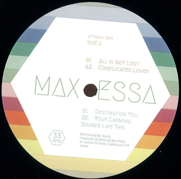Max Essa - Your Carnival Sounds Like This EP | Back To The Balearics (BTTB004) Max Essa - Your Carnival Sounds Like This EP | Back To The Balearics (BTTB004)
