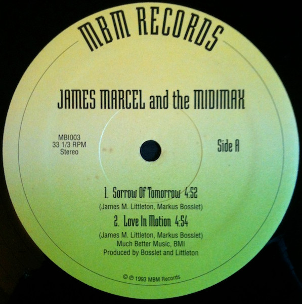 James Marcel And The Midimax - Sorrow Of Tomorrow | MBM Records (MB 1003)
