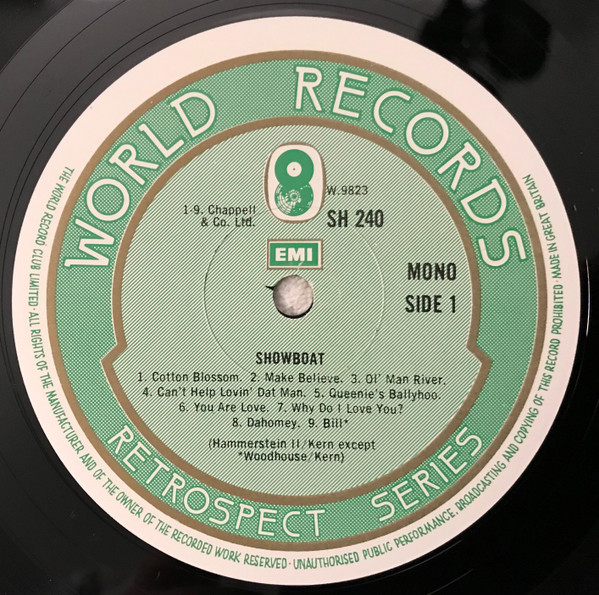Jerome Kern - Jerome Kern's Showboat And Sunny | World Records (SH 240) - 3