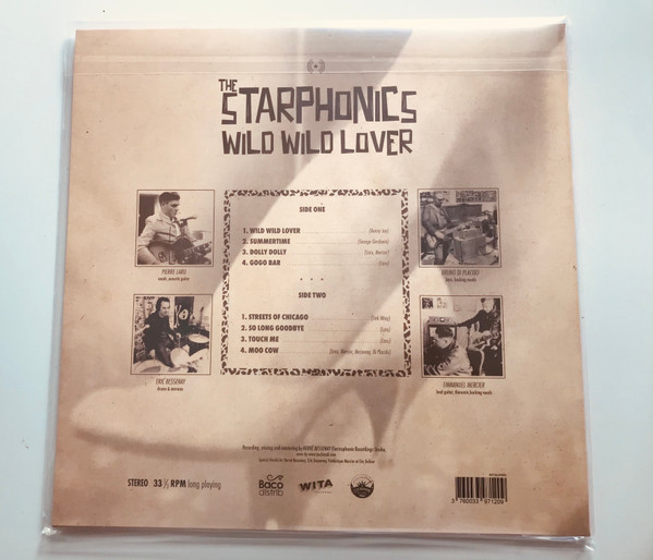 The Starphonics - Wild Wild Lover | Wita Records (WITALP005) - 3