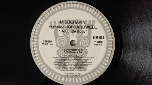 Misbehavin' Featuring Joi Cardwell - Hot Little Body | TRIBAL America (Y-58180) - 3 Misbehavin' Featuring Joi Cardwell - Hot Little Body | TRIBAL America (Y-58180) - 3