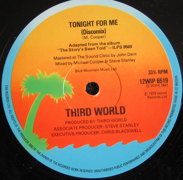 Third World - Tonight For Me / Irie Ites | Island Records (12WIP 6519) - 3 Third World - Tonight For Me / Irie Ites | Island Records (12WIP 6519) - 3