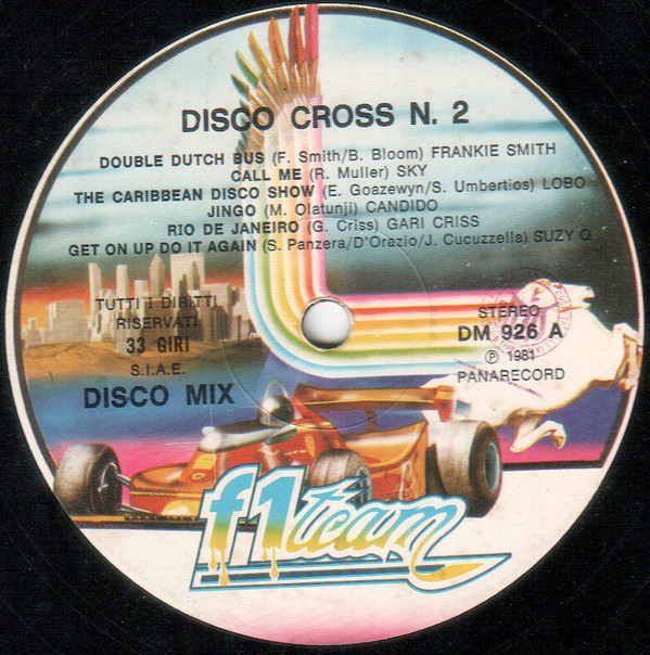 Various - Disco Cross N. 2 | F1 Team (DM 926) Various - Disco Cross N. 2 | F1 Team (DM 926)