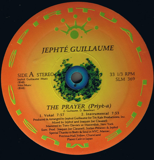 Jephté Guillaume Featuring Daniel Beaubrun & Marjorie Beaubrun - The Prayer (Priyè-a) | Spiritual Life Music (SLM 369) - 2