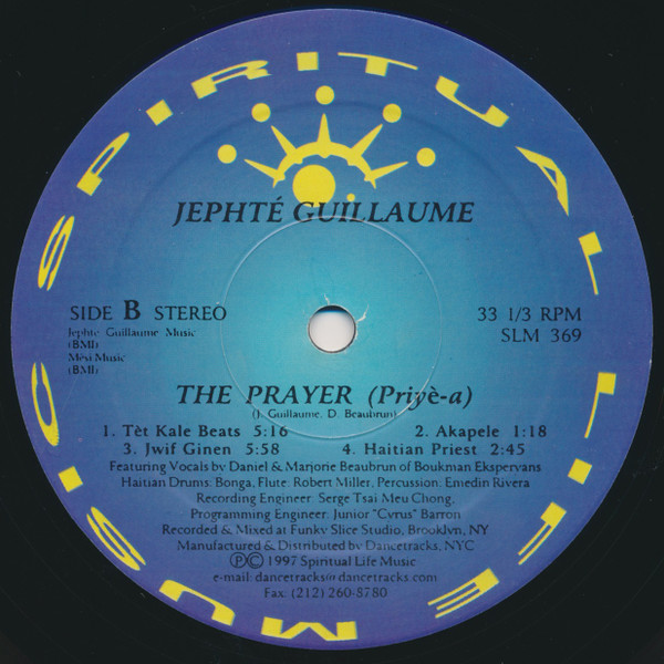 Jephté Guillaume Featuring Daniel Beaubrun & Marjorie Beaubrun - The Prayer (Priyè-a) | Spiritual Life Music (SLM 369) - 3