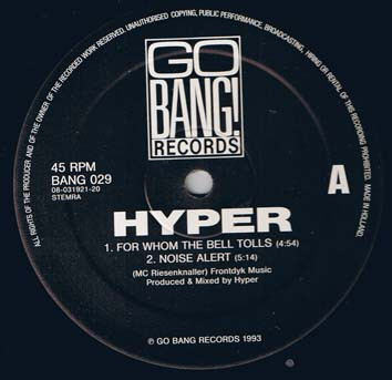 Hyper - For Whom The Bell Tolls | Go Bang! Records (BANG 029)