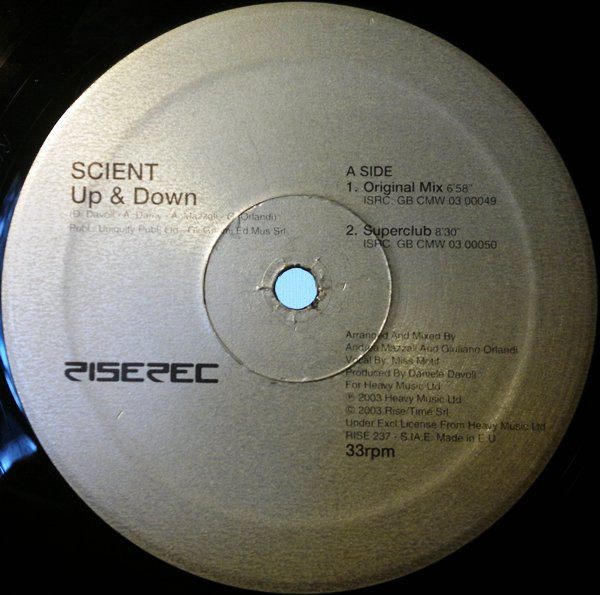 Scient - Up & Down | Rise (RISE 237)