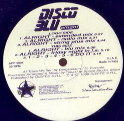 Disco Blu - Alright | DJ Approved (APP 9804) - 2