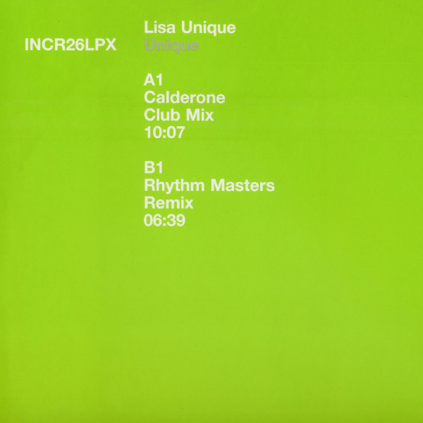 Lisa Unique - Unique | INCredible (INCR26LPX) - 2
