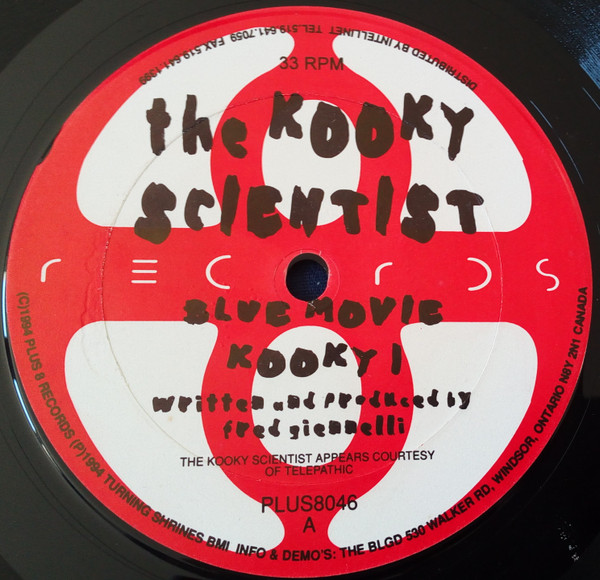 The Kooky Scientist - Blue Movie | Plus 8 Records (PLUS8046)