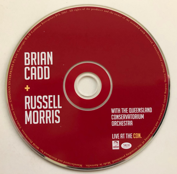 Brian Cadd , Russell Morris - Brian Cadd + Russell Morris Live At The Con. CD | Caddman Enterprises (CDMN0711) - 4