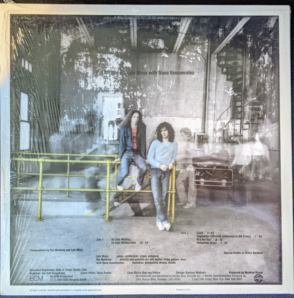 Pat Metheny & Lyle Mays - As Falls Wichita, So Falls Wichita Falls | ECM Records (ECM-1-1190) - 2