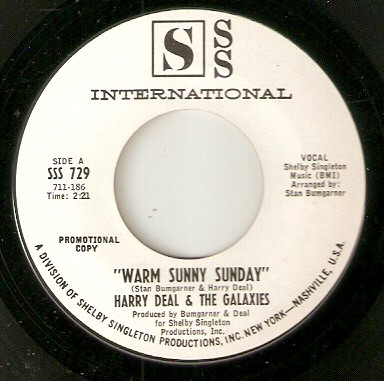 Harry Deal And The Galaxies - Warm Sunny Sunday | SSS International (SSS 729) Harry Deal And The Galaxies - Warm Sunny Sunday | SSS International (SSS 729)