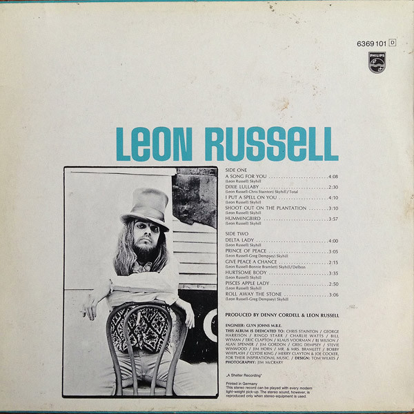Leon Russell - Leon Russell | Philips (6369 101) - 2