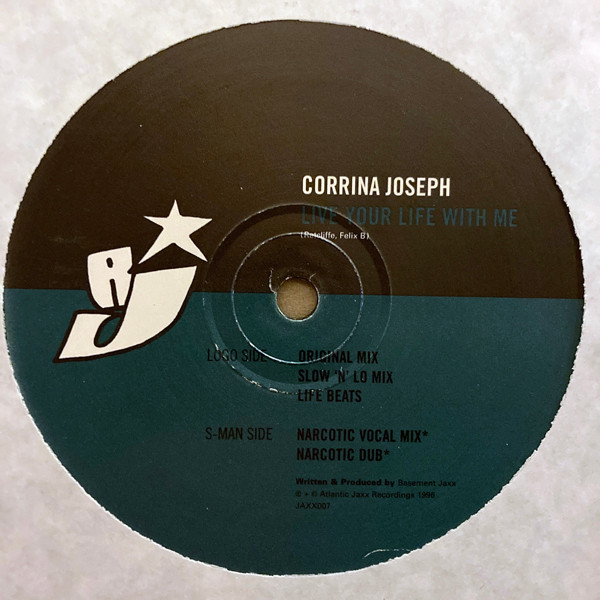 Corrina Joseph - Live Your Life With Me | Atlantic Jaxx (JAXX007) - main