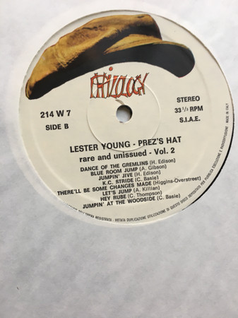 Lester Young - Prez's Hat Vol. 2 | Philology (214 W 7) - 4 Lester Young - Prez's Hat Vol. 2 | Philology (214 W 7) - 4