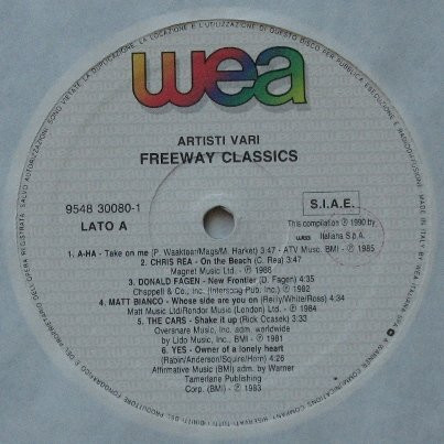 Various - Freeway Classics | WEA (9548 30080-1) - 3 Various - Freeway Classics | WEA (9548 30080-1) - 3