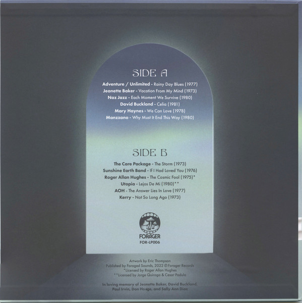 Various - Vacation From My Mind | Forager Records (FOR-LP006) - 2 Various - Vacation From My Mind | Forager Records (FOR-LP006) - 2