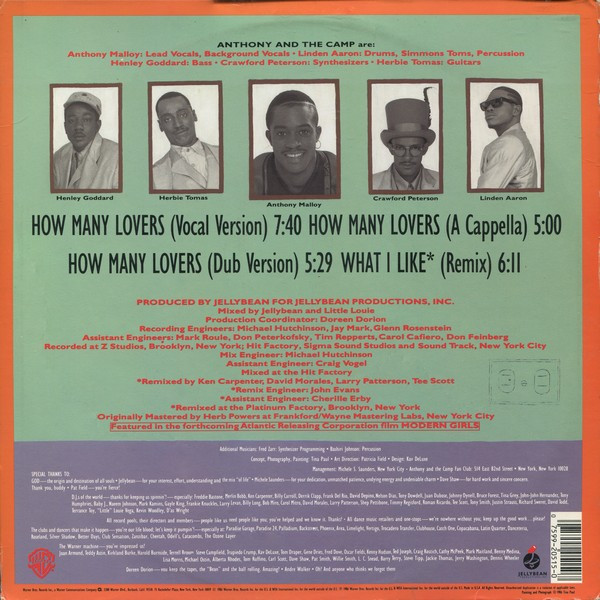 Anthony And The Camp - How Many Lovers | Warner Bros. Records (0-20515) - 2 Anthony And The Camp - How Many Lovers | Warner Bros. Records (0-20515) - 2
