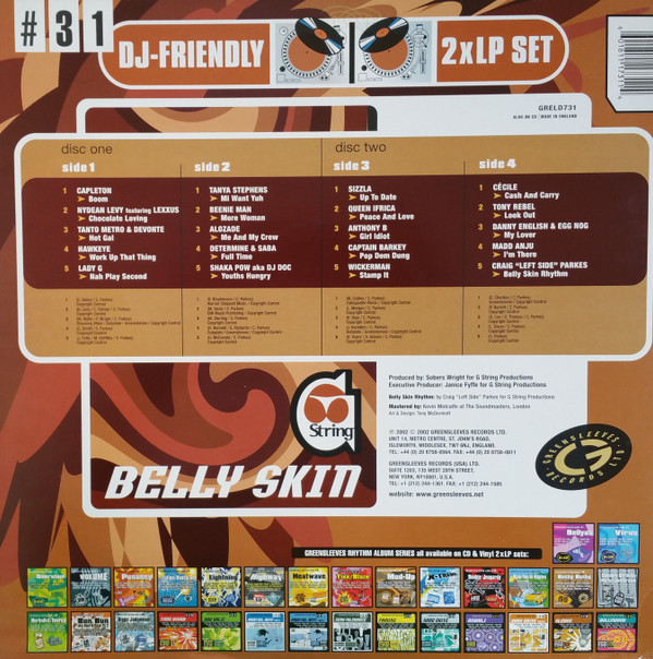 Various - Belly Skin | Greensleeves Records (GRELD 731) - main
