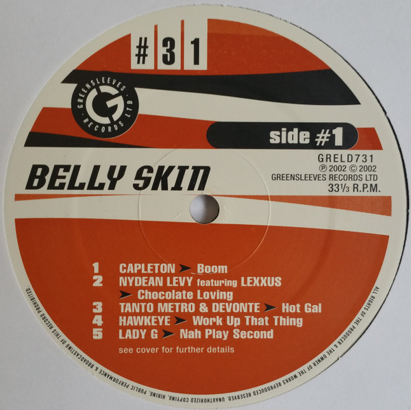 Various - Belly Skin | Greensleeves Records (GRELD 731) - 2