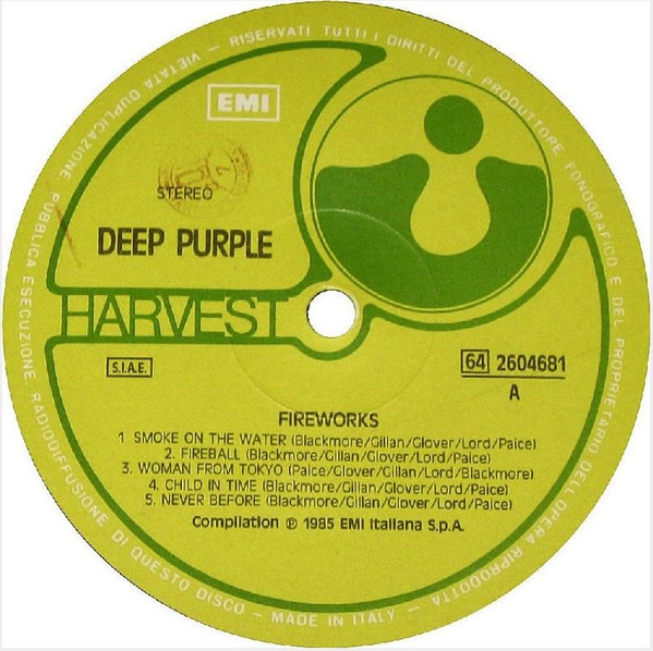 Deep Purple - Fireworks | Harvest (64 2604681) - 3 Deep Purple - Fireworks | Harvest (64 2604681) - 3