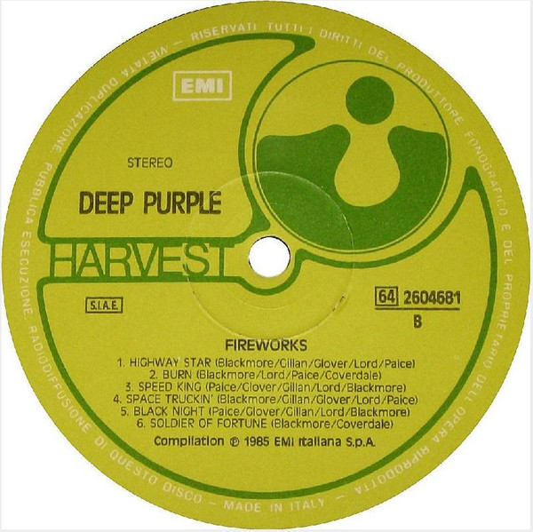 Deep Purple - Fireworks | Harvest (64 2604681) - 4 Deep Purple - Fireworks | Harvest (64 2604681) - 4