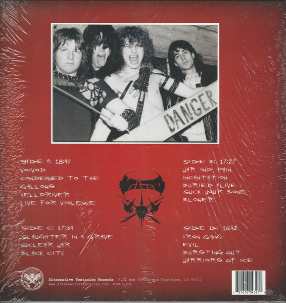 Voïvod - To The Death 84 (2LP - Limited Edition - Brown & Grey Vinyl) [Vinyl] | Alternative Tentacles (VIRUS 432) - 3