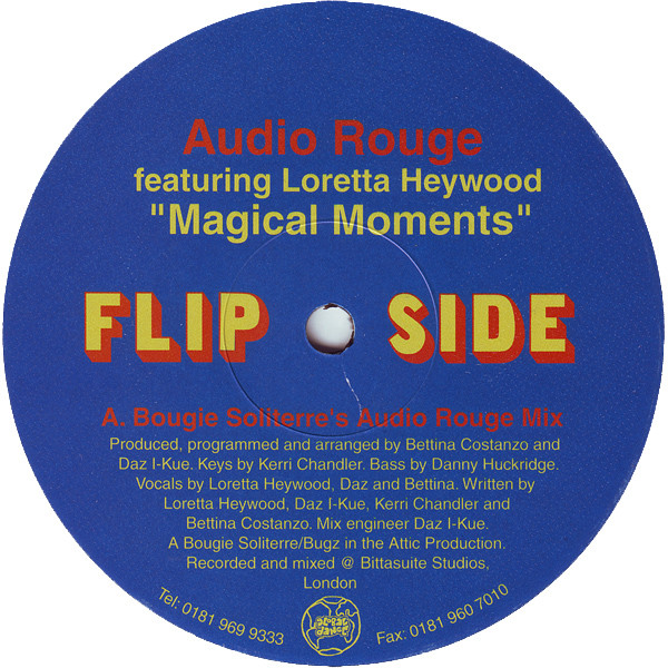 Audio Rouge Featuring Loretta Heywood - Magical Moments | Flipside (FLIP 006) Audio Rouge Featuring Loretta Heywood - Magical Moments | Flipside (FLIP 006)