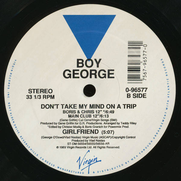 Boy George - Don't Take My Mind On A Trip | Virgin (0-96577)