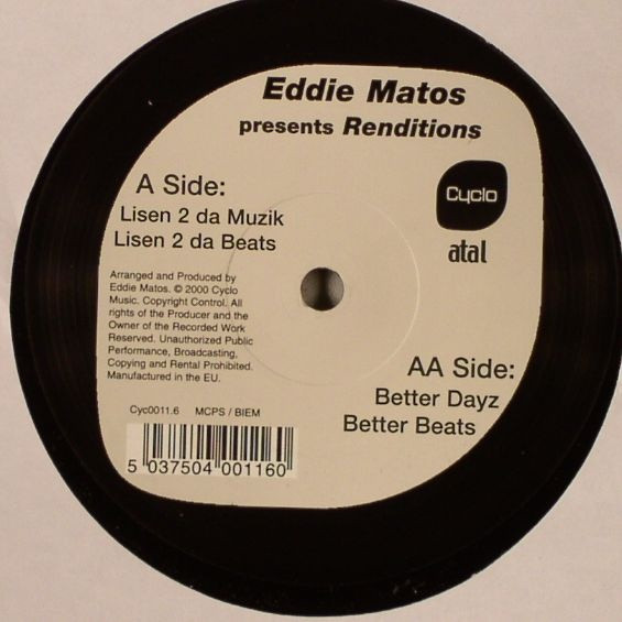 Eddie Matos - Presents Renditions | Cyclo (CYC 0011.6)