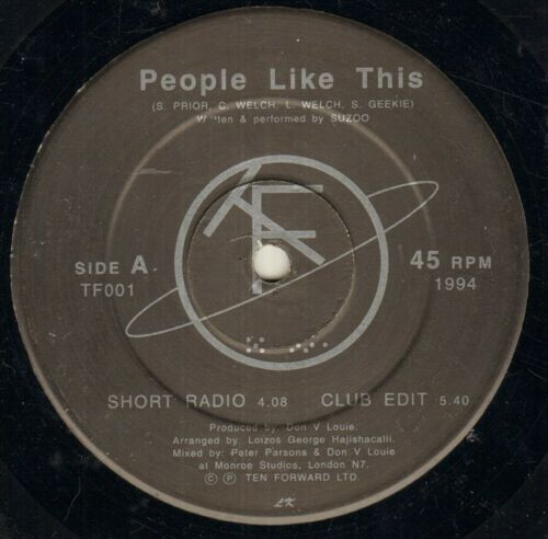 Suzoo - People Like This | Ten Forward (TF 001) - main