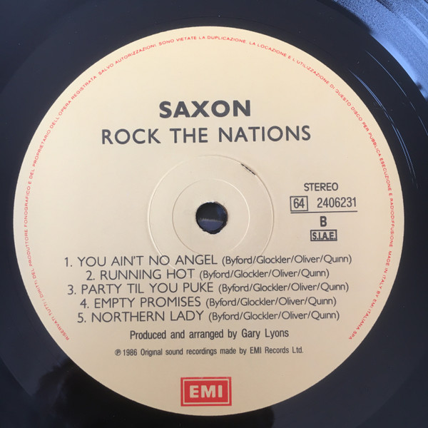 Saxon - Rock The Nations | EMI (64 2406231) - 3 Saxon - Rock The Nations | EMI (64 2406231) - 3
