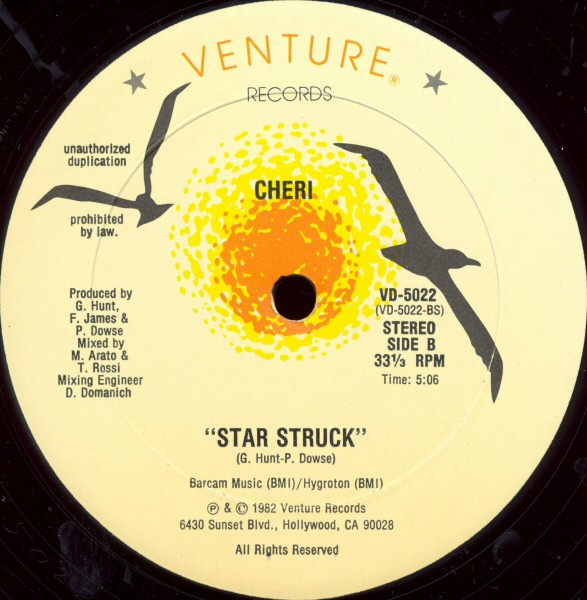 Cheri - Give It To Me Baby | Venture Records (VD-5022)