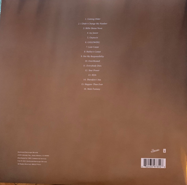 Billie Eilish - Happier Than Ever | Darkroom (B0033778-01) - 2