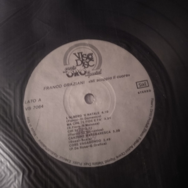Franco Graziani - Mi Scoppia Il Cuore | Visco Disc (VS 7064) - 4
