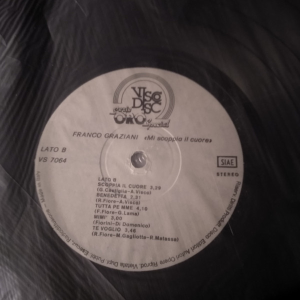 Franco Graziani - Mi Scoppia Il Cuore | Visco Disc (VS 7064) - 3