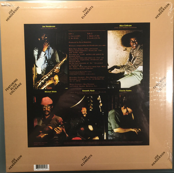 Joe Henderson Featuring Alice Coltrane - The Elements | Milestone (0888072025165) - 2