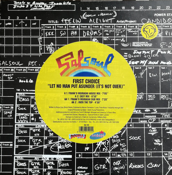 First Choice - Let No Man Put Asunder | Salsoul Records (SALS 005)