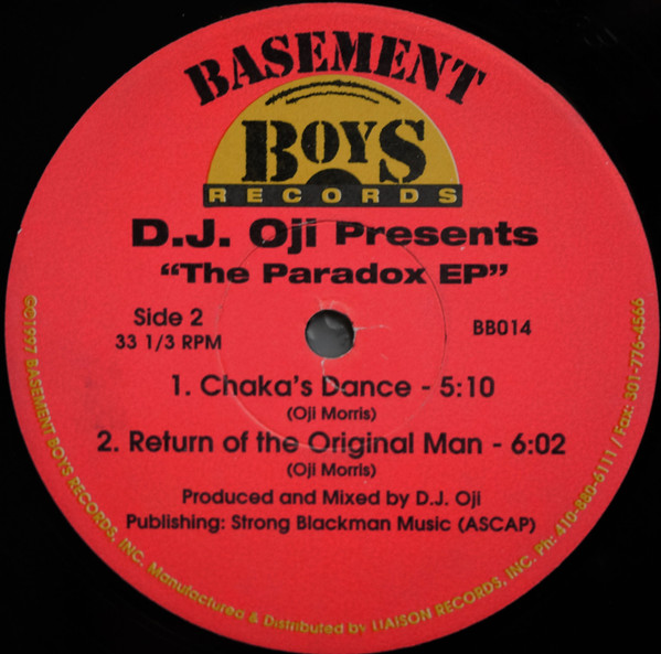 D.J. Oji - The Paradox EP | Basement Boys Records (BB014)