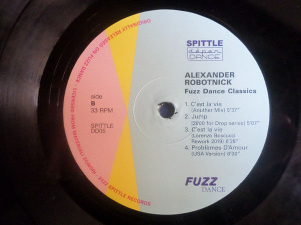 Alexander Robotnick - Fuzz Dance Classics | Spittle Depandance (SPITTLEDD05) - 3