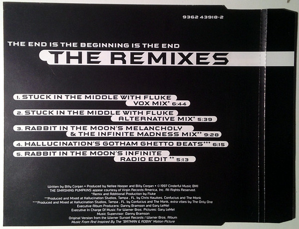 The Smashing Pumpkins - The End Is The Beginning Is The End (The Remixes) | Warner Bros. Records (9362 43918-2) - 3