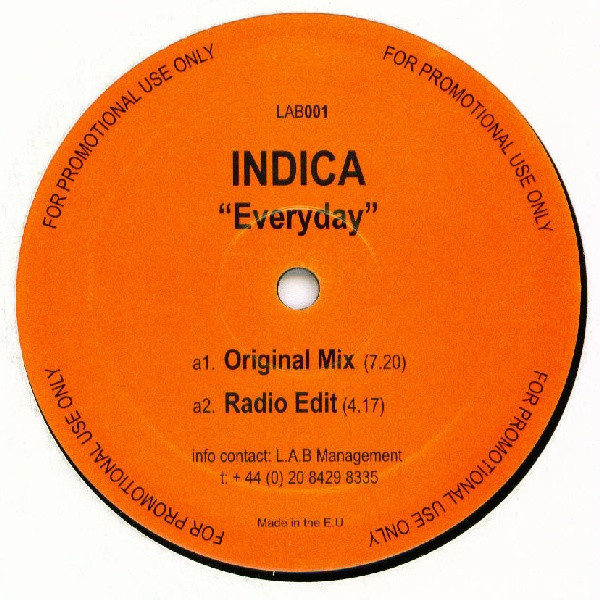 Indica - Everyday | Lab Recordings (LAB 001)